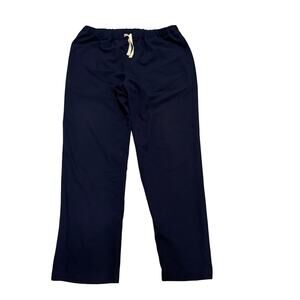 FIGS Navy Blue Scrub Pants 30” Inseam Technical Collection Straight Leg Large